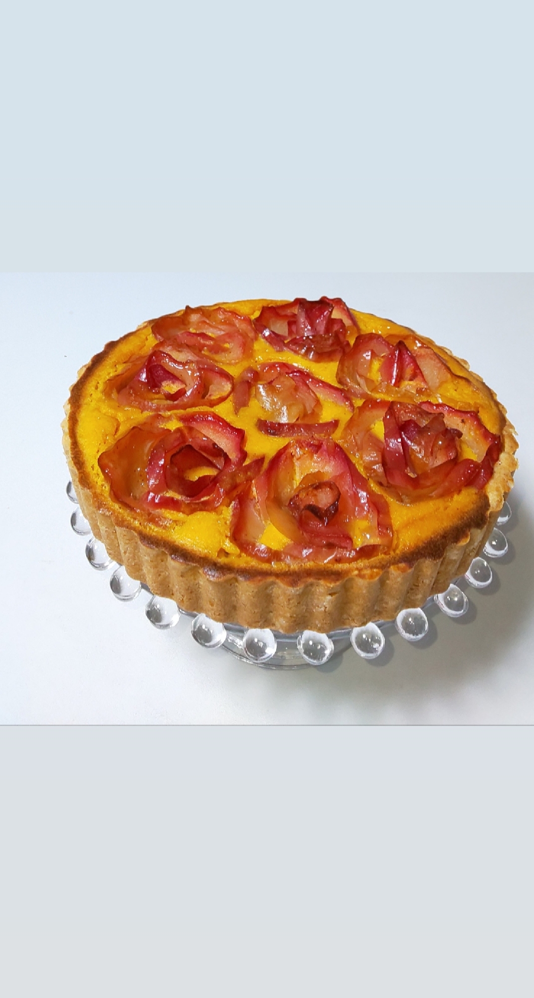 グルテンフリー!りんごとバターナッツのチーズタルト