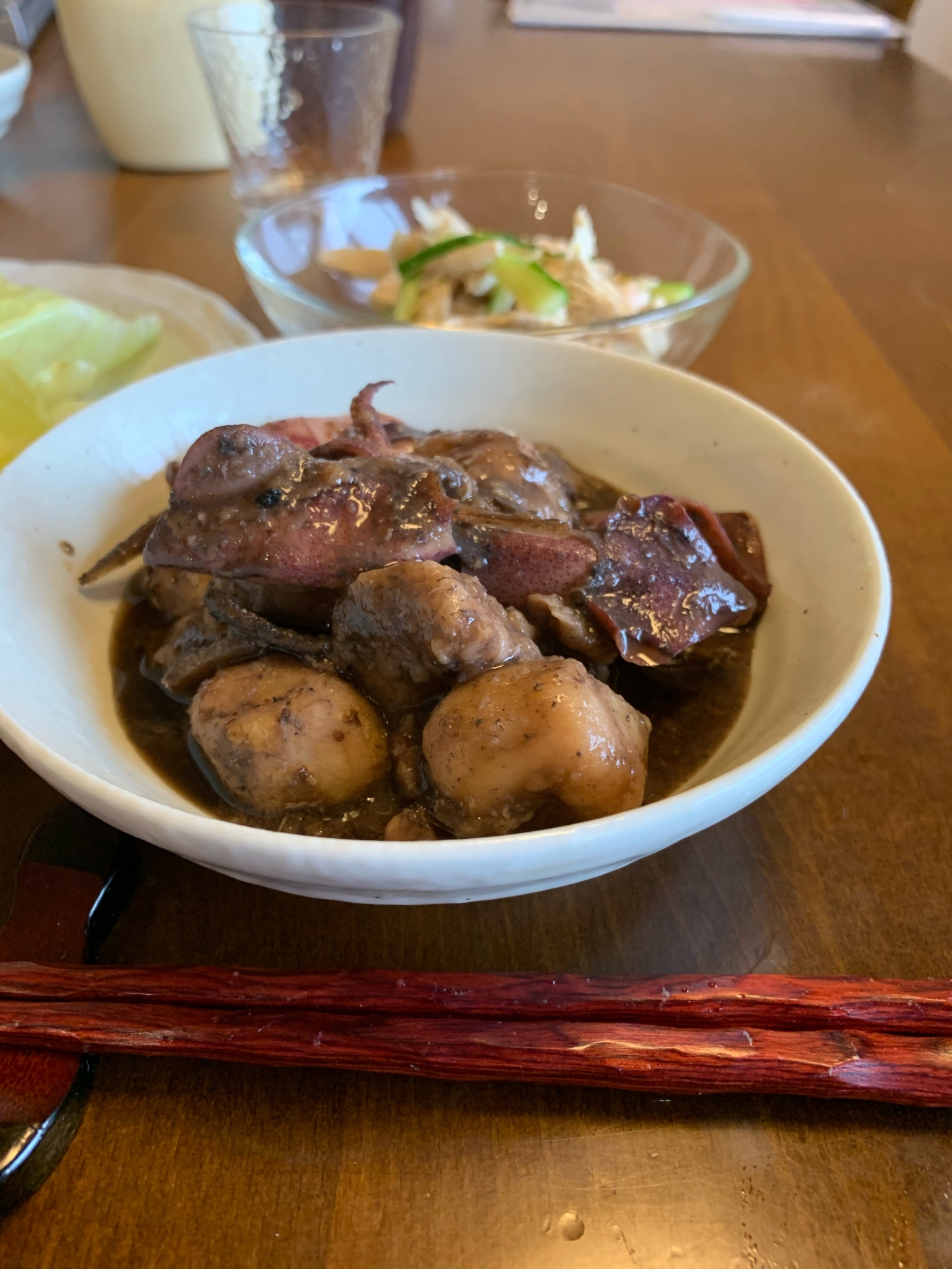 ヒイカと里芋の煮物