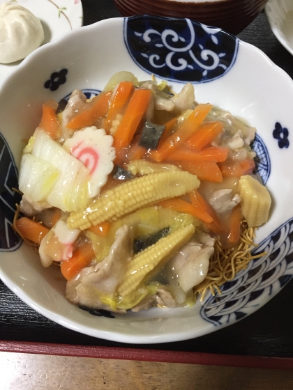 長崎ちゃんぽん風皿うどん♪