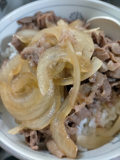 お肉増量＋めんつゆで作りました。
美味しかったです！