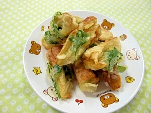 ちくわの大葉ちらし天ぷら レシピ 作り方 By Hime Tarako 楽天レシピ