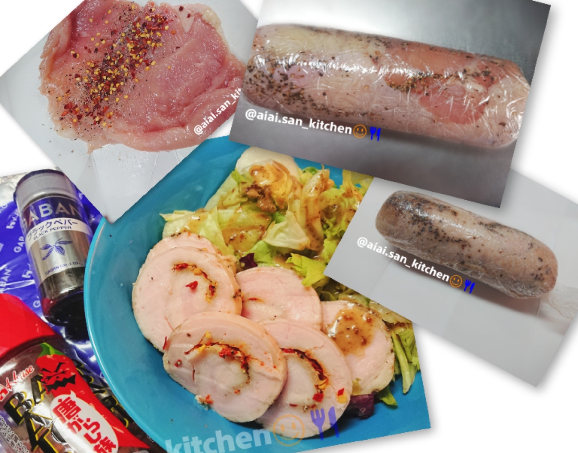 鶏ハム 簡単 ピリ辛 しっとり鶏ハム 鶏むね肉 レシピ 作り方 By 愛愛さん 基本画像レシピ Instagramも同じ 楽天レシピ