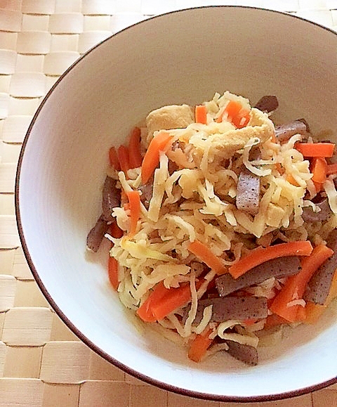 作り置きおかず✿切干大根と高野豆腐の煮物