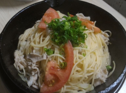 簡単時短！さっぱり豚肉トマトパスタ