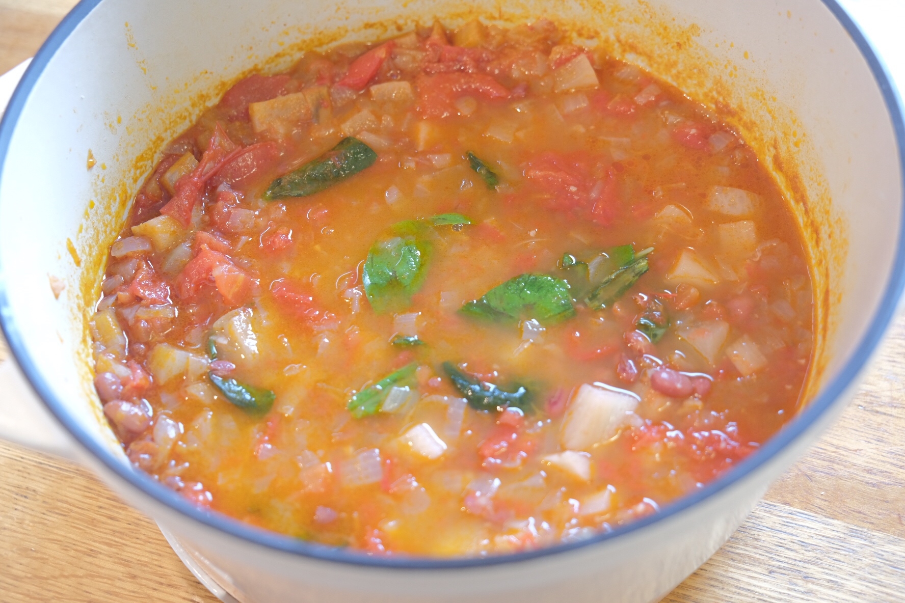 小豆のトマトスープ