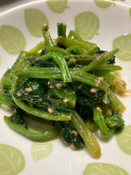 基本 ＊ ほうれん草のごま和え