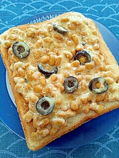 納豆の食べ方 ブラックオリーブonレモントースト レシピ 作り方 By Nyan260 楽天レシピ