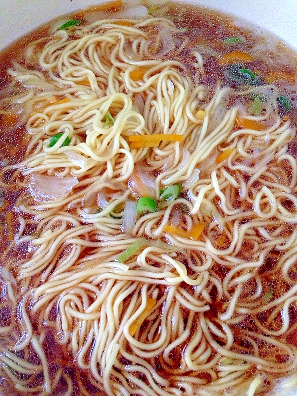 フライパンで野菜ラーメン☆