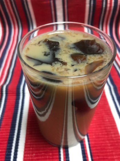 クラッシュゼリーのカフェオレ レシピ 作り方 By ねこすけ 楽天レシピ