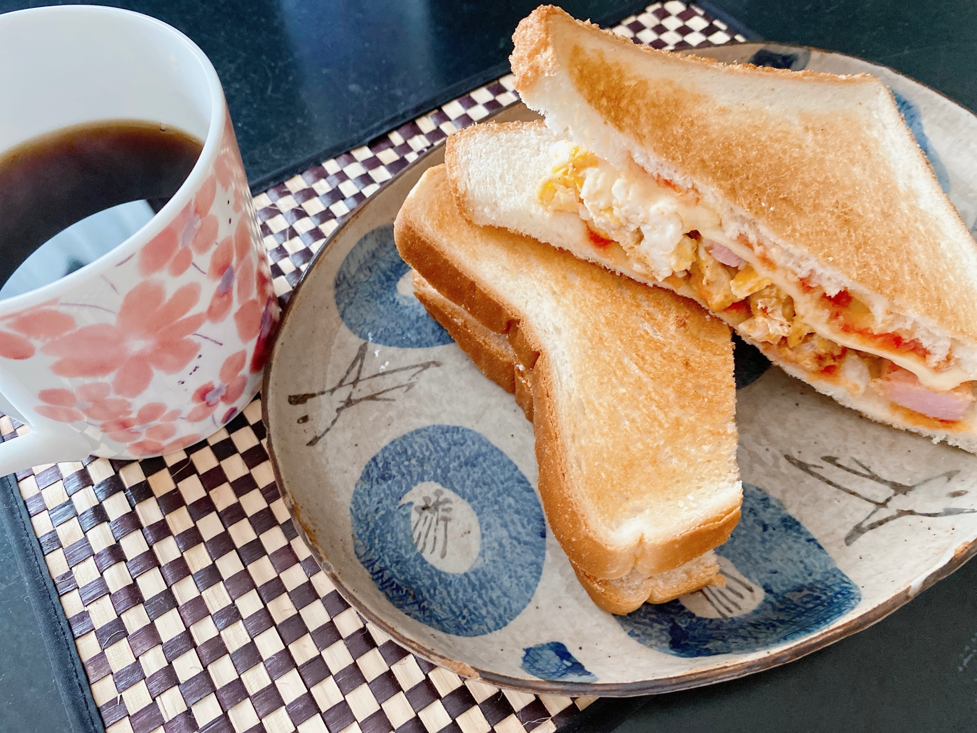 ホットサンドでおうちcafeモーニング！