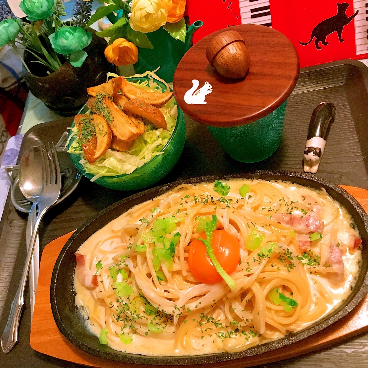 蕩けて絡まる鉄板豆乳カルボナーラ レシピ 作り方 By 嵯峨 恭也 楽天レシピ 蕩けて絡まる鉄板豆乳カルボナーラ レシピ 作り方 By 嵯峨 恭也 楽天レシピ