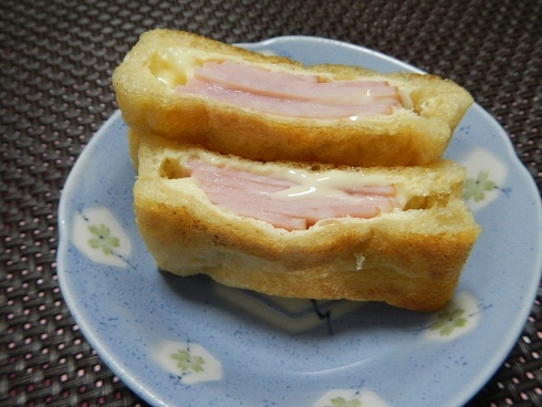 ハムチー焼きおあげ