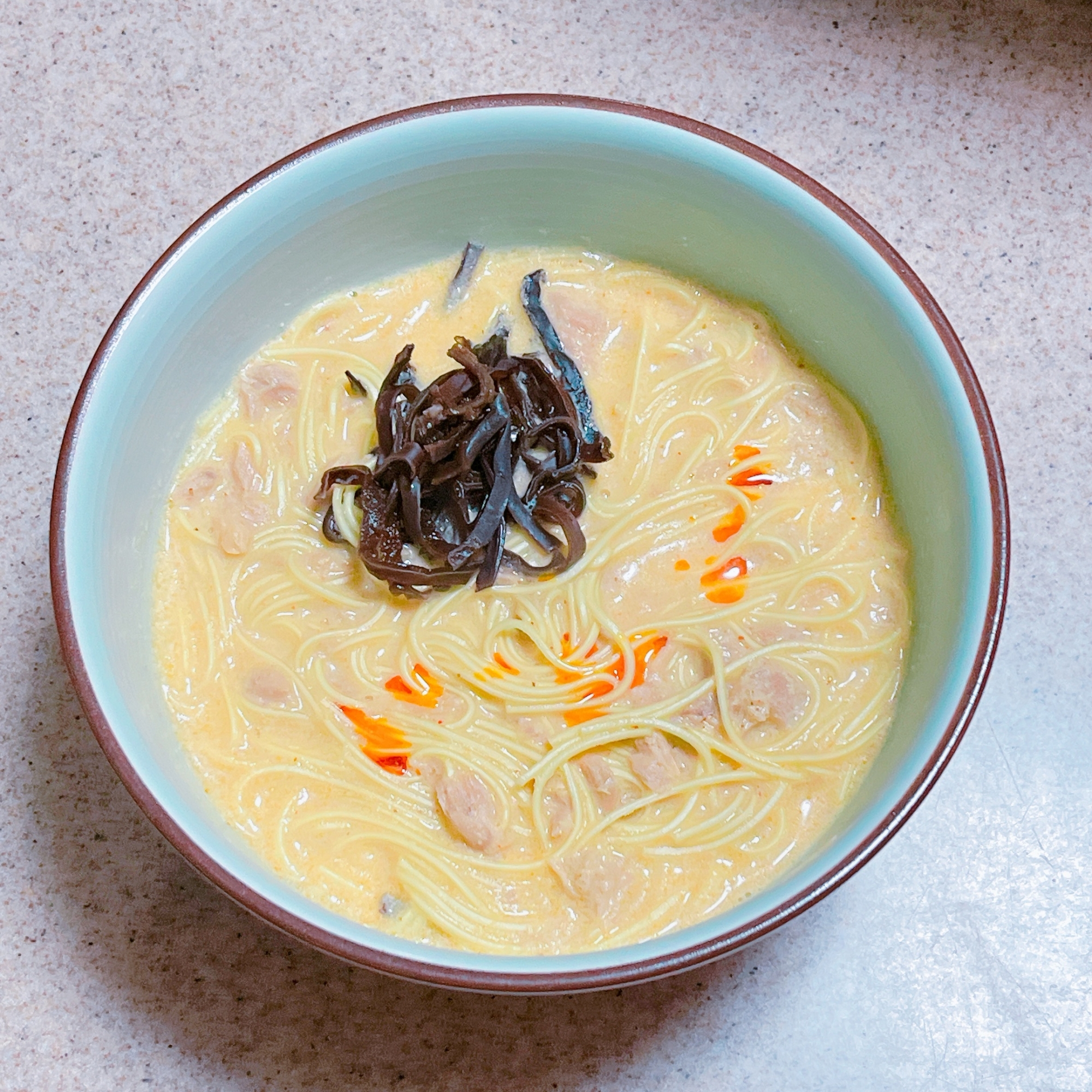 簡単￤めちゃうま♡￤おうちで担々麺￤ツナ入り