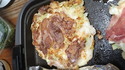 ふんわりの美味しいお好み焼きができました！家族に好評でした。