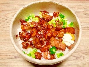 リメイク☆即席ラフテー丼