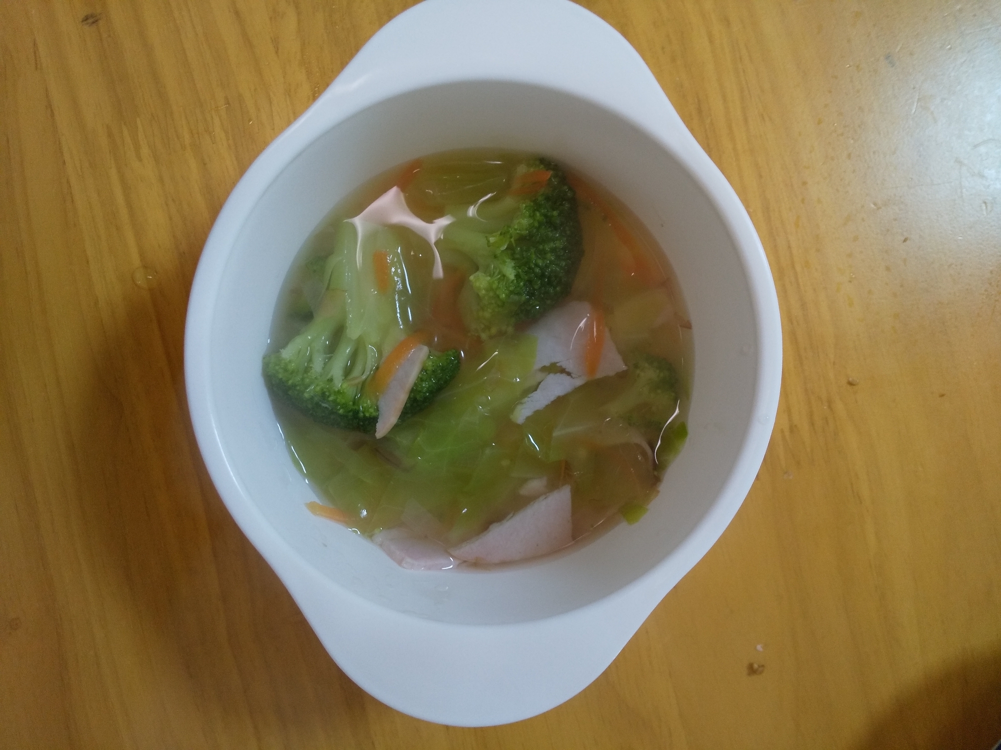 冷凍ブロッコリーのスープ