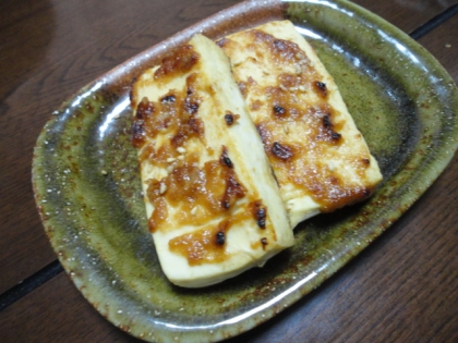 フライパンで★豆腐の味噌田楽