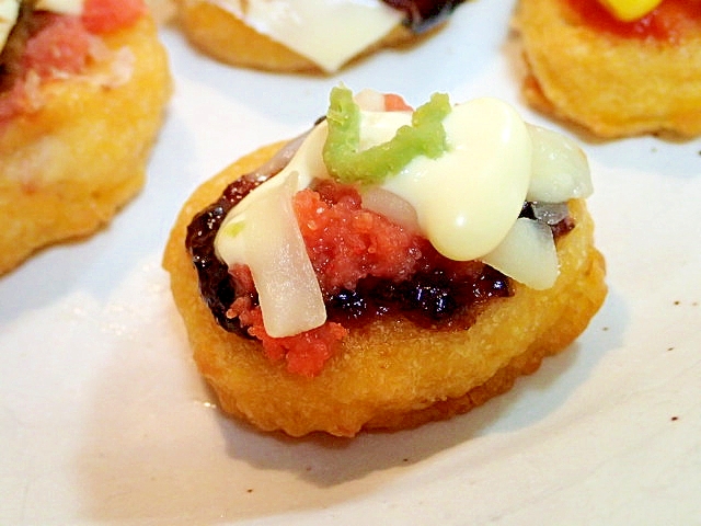 海苔佃煮と明太子とチーズのチキンナゲット