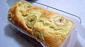 ＨＭで胡桃とバナナのケーキ