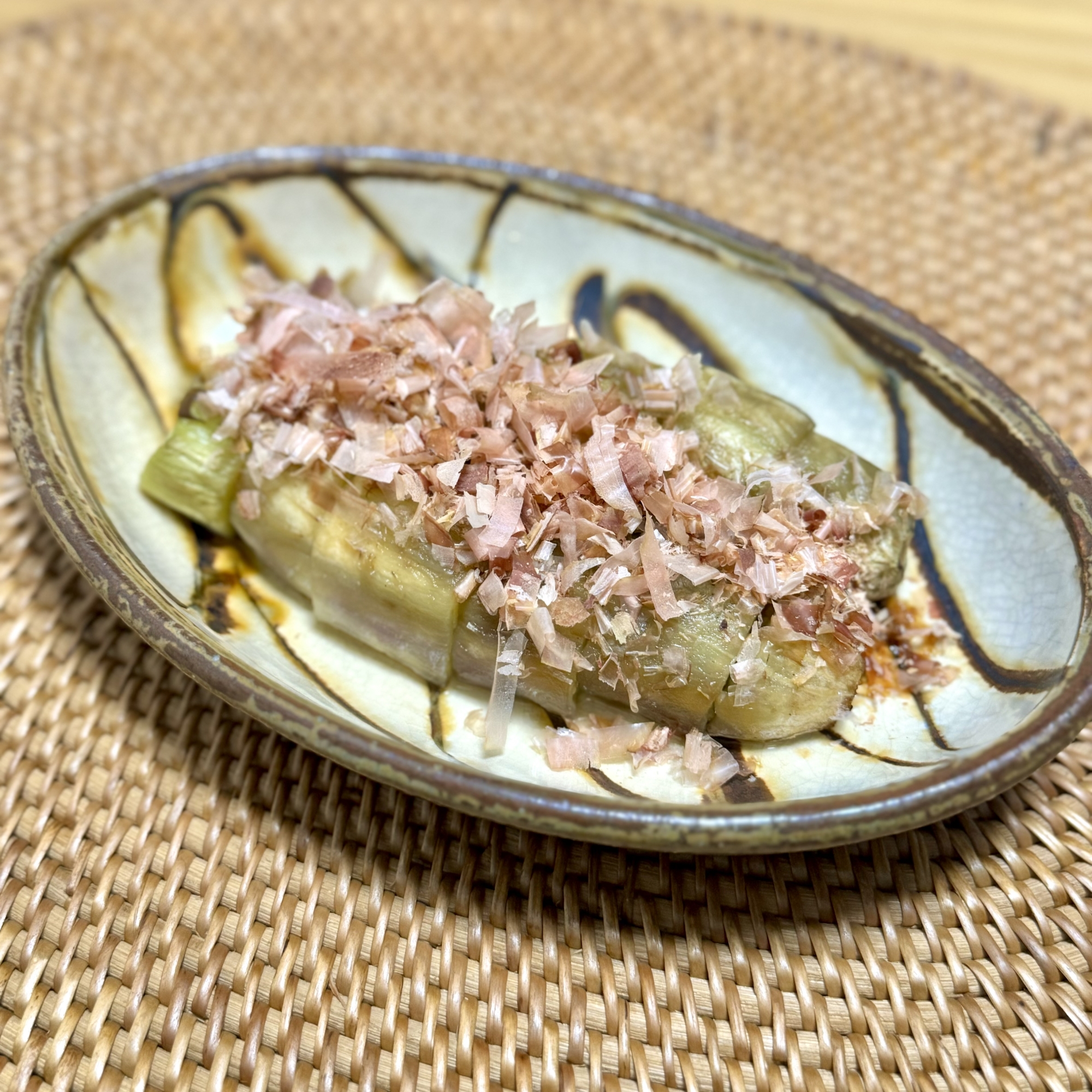 ヘルシー！焼きなすと出汁醤油