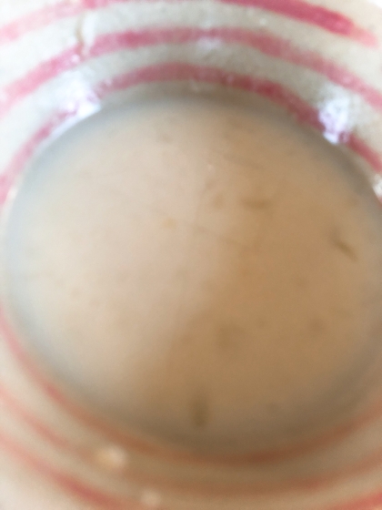 大根の牛乳スープ