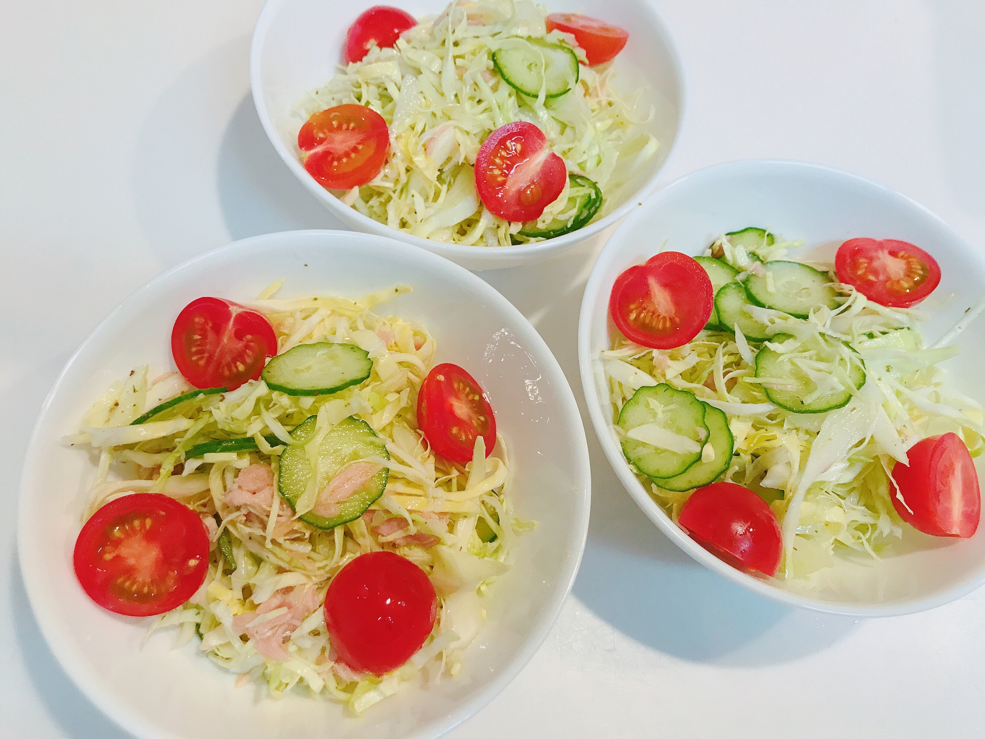 キャベツとキュウリとツナの☆しっとり伊太利亜サラダ