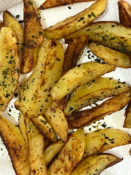 じゃがいもあればフライドポテト食べれるよ★青のり味