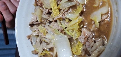 白菜と豚肉のうま煮