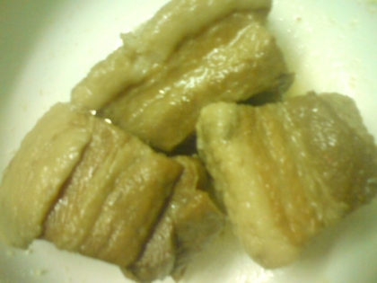 チューブ生姜で作らせていただきましたが、ちゃんと生姜の
風味も出ていておいしくいただきました。ごちそうさまでしたー。