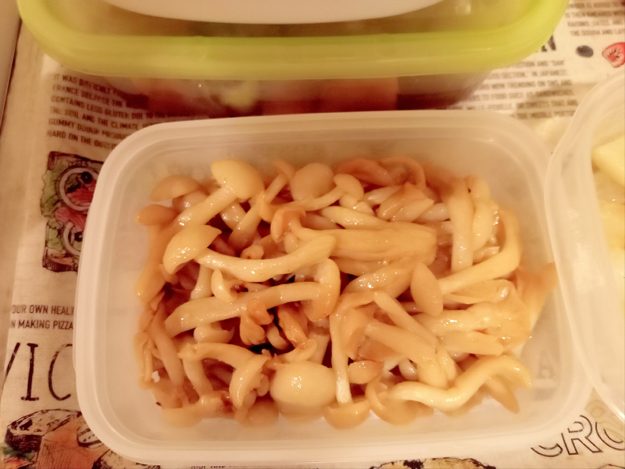 しめじのソース煮