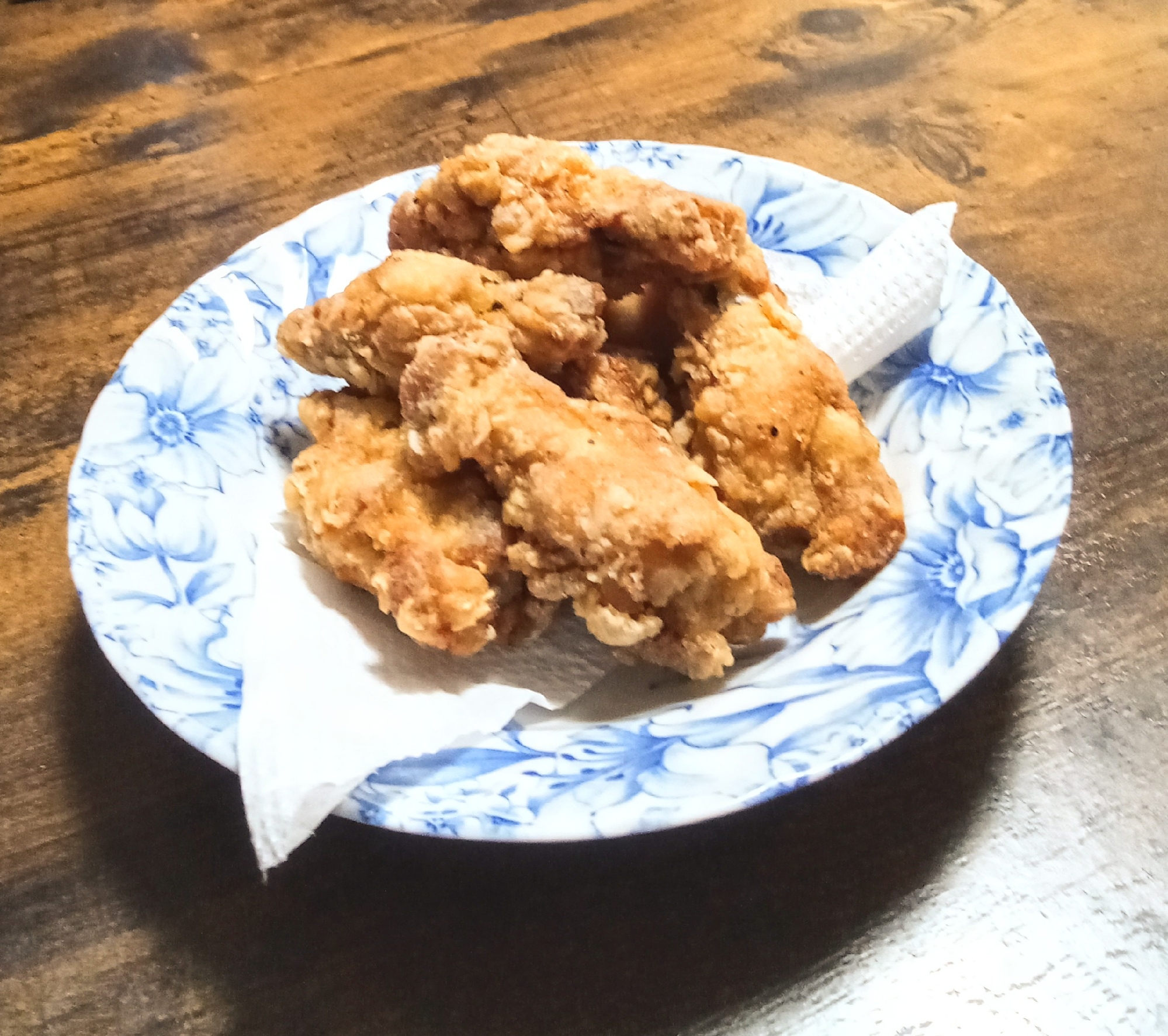 手羽元De唐揚げ(カレー味)〜今日は揚げ祭り〜