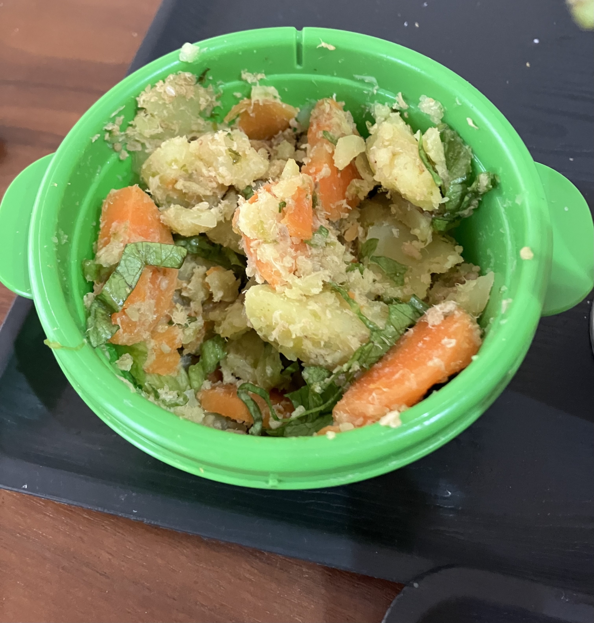 鰹節入りのマヨなしポテトサラダ