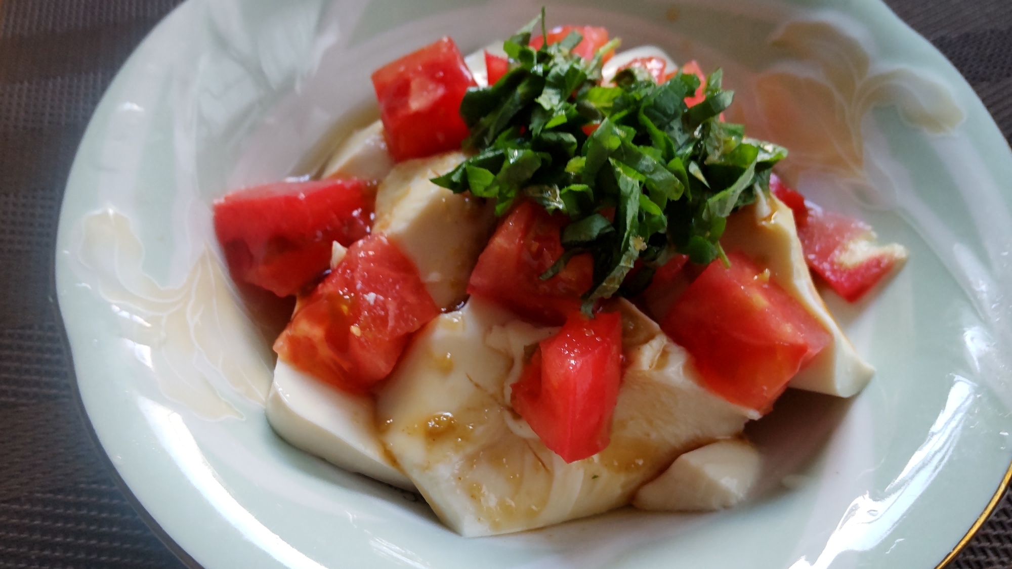 トマトと絹豆腐の♡和風サラダ