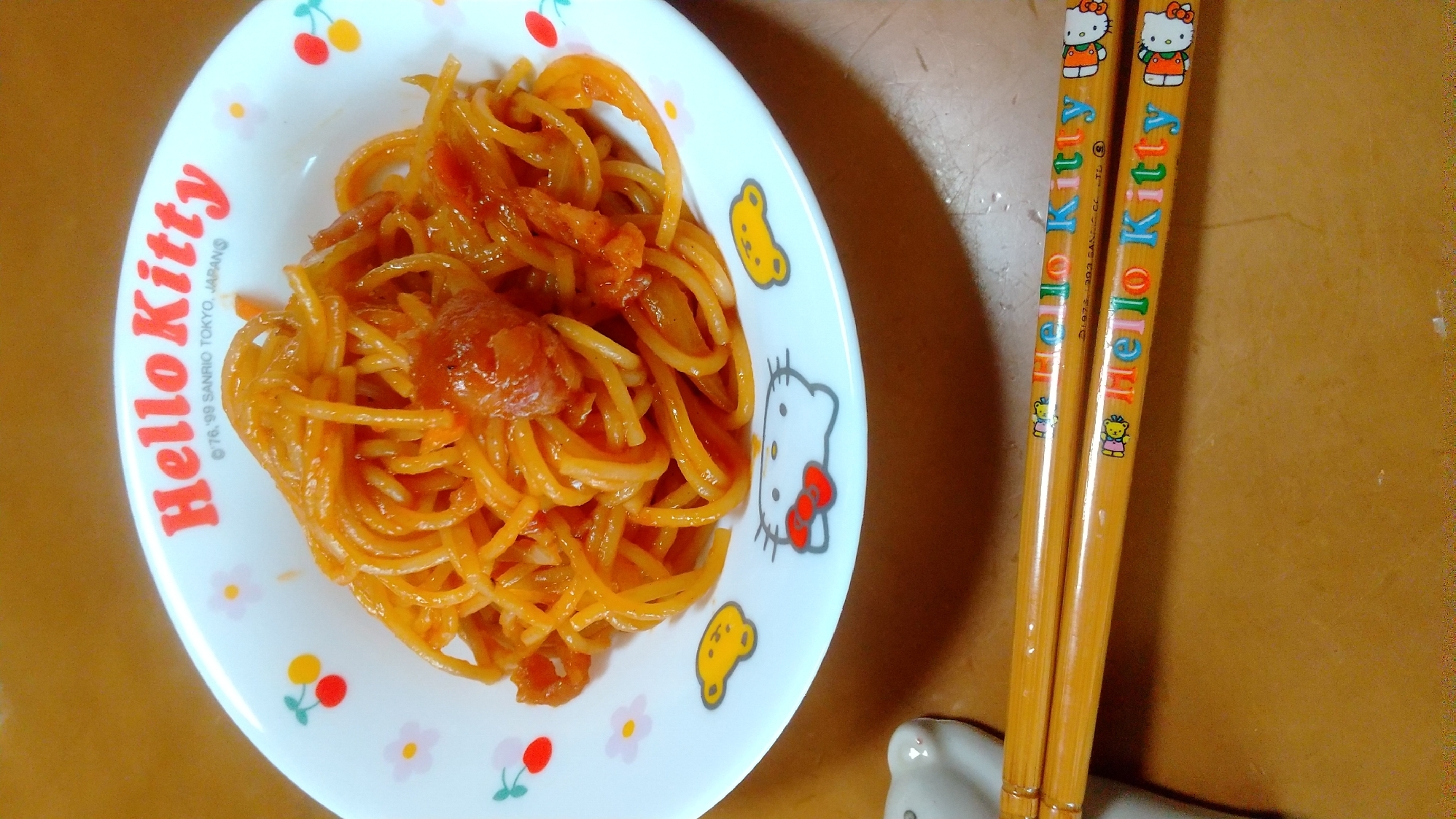 ガロファロのパスタで作る簡単ナポリタン