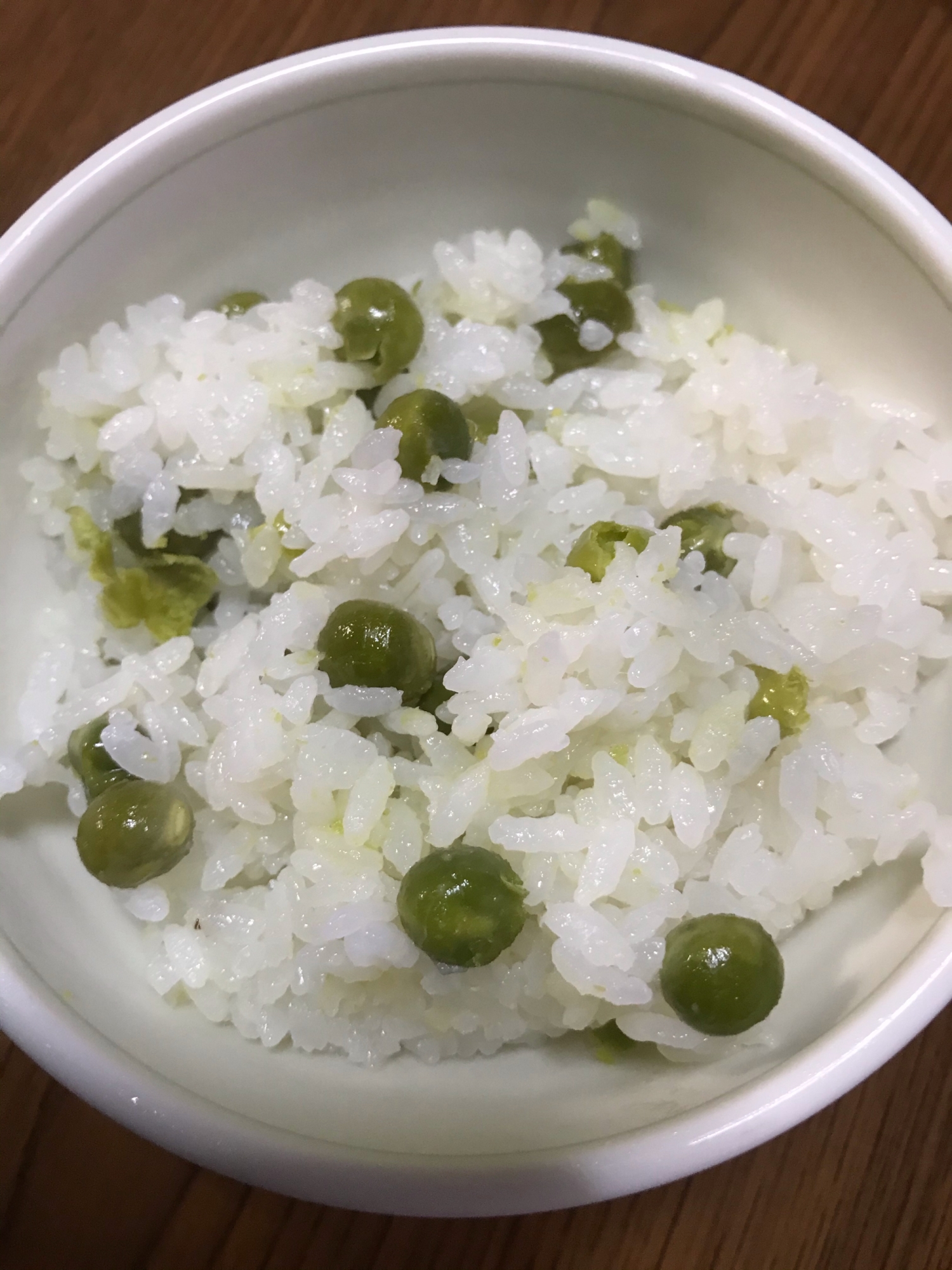 炊飯器でつくる豆ごはん