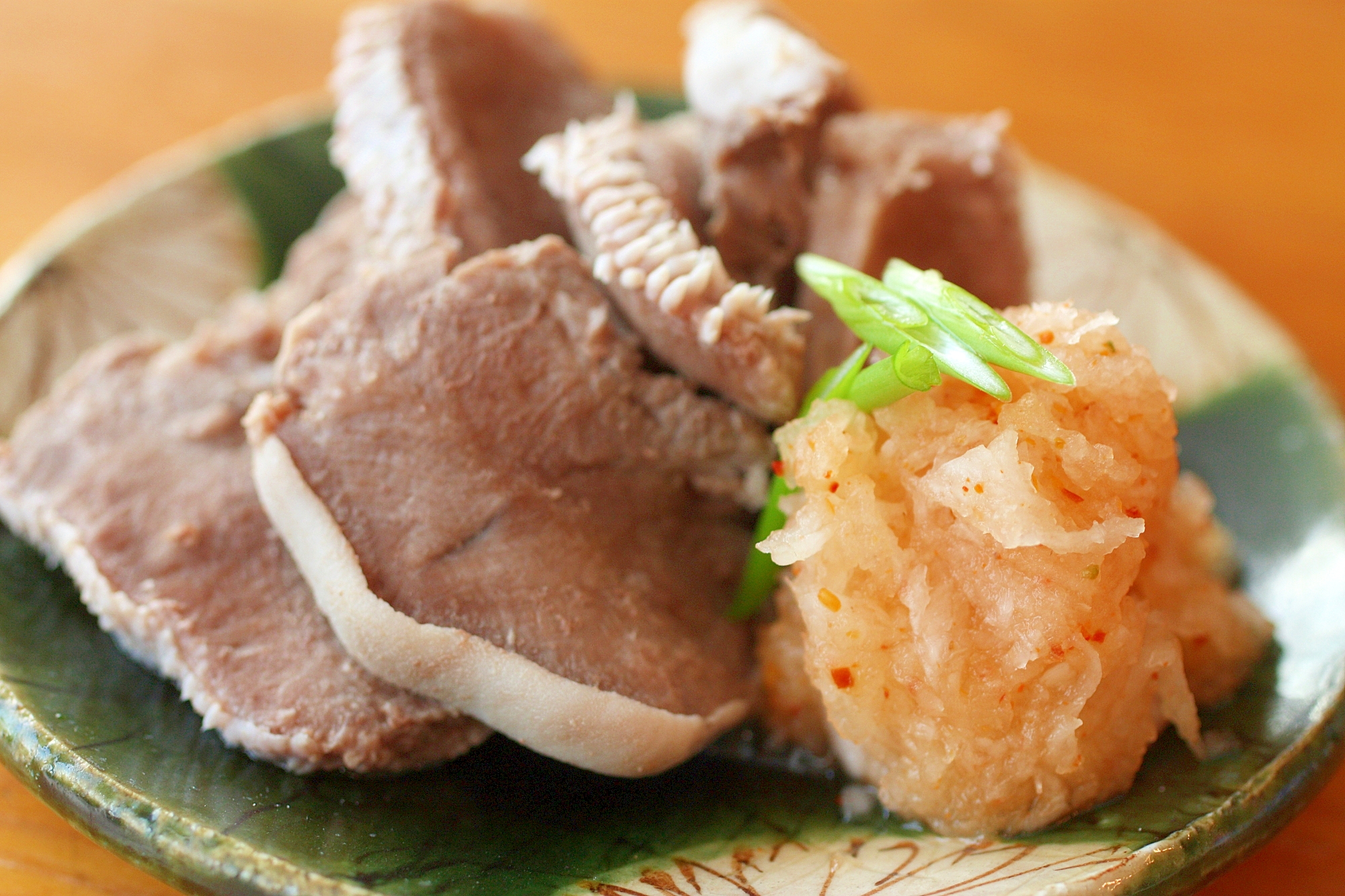 簡単 おつまみ パパ向け 豚タンのもみじおろし レシピ 作り方 By 料理研究家 熊谷真由美 楽天レシピ