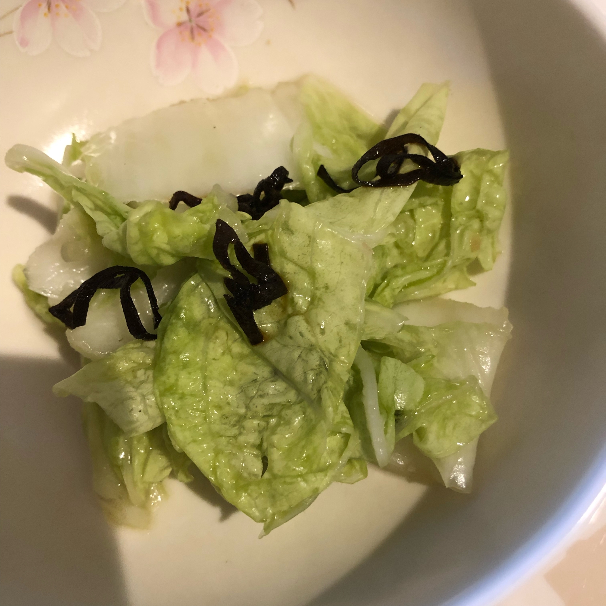 おつまみに、塩昆布で、白菜漬け