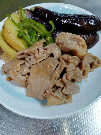 豚肉の焼肉のたれ炒め