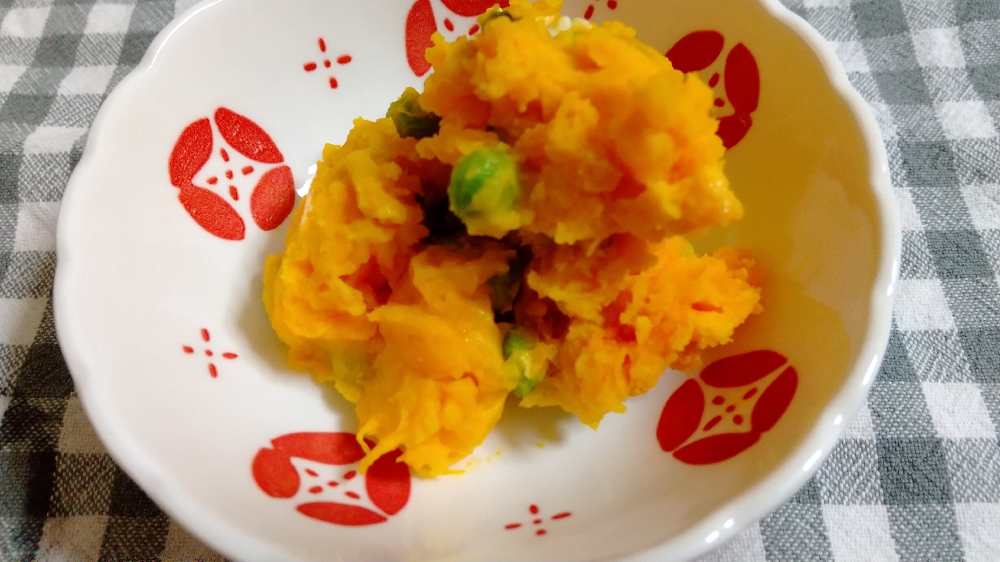 【簡単】かぼちゃと枝豆のマヨサラダ