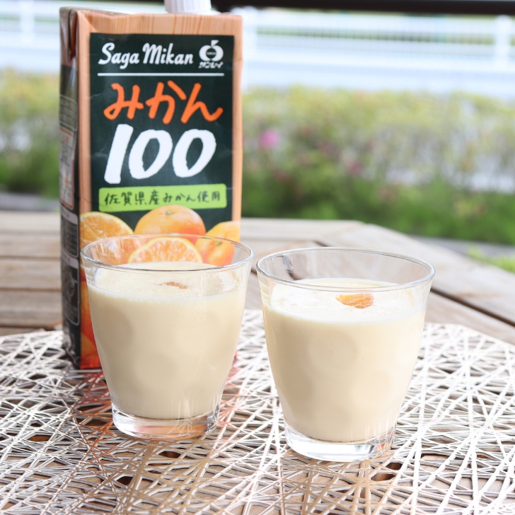 なめらかみかんジュースのスムージー