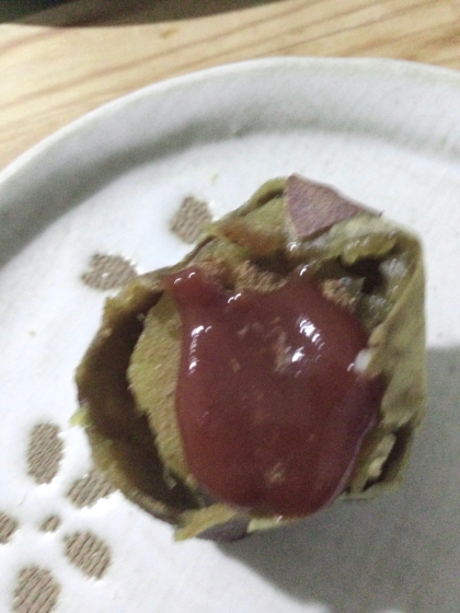 焼き芋に甘辛たれがけ✧˖°