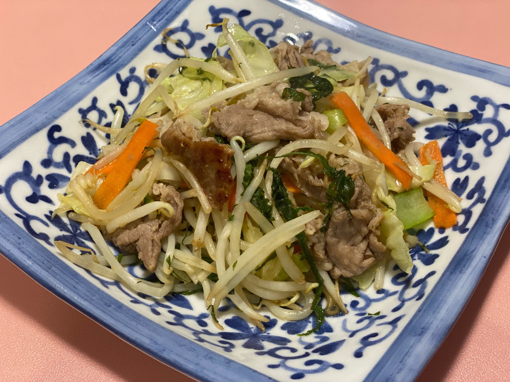 夏にぴったり！大葉とおろし生姜の野菜炒め