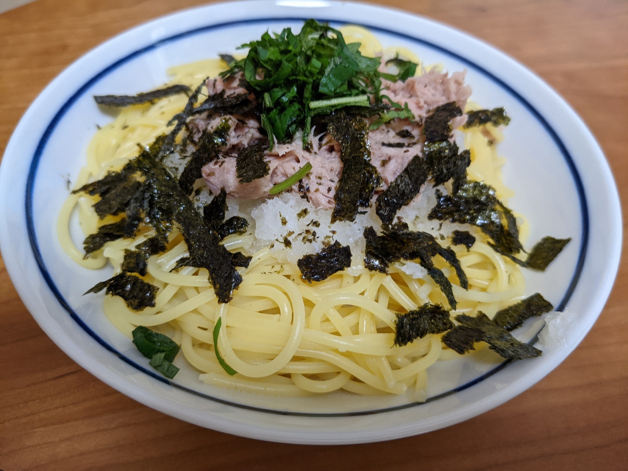 大根おろしとツナの和風パスタ