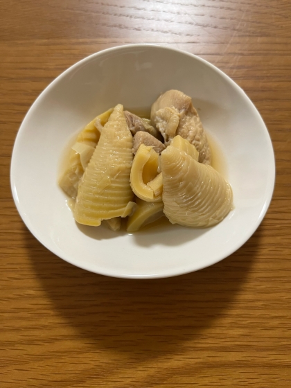 鶏肉と筍とふきの煮物