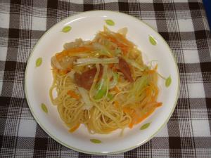 ルクエで簡単和風パスタ（梅コンプ醤油味）