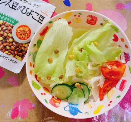 レンズ豆&ぴよこ豆(•ө•)♡で作りました✧˖ミニミニサイズのお豆でした ꒰ > ᢦ < ᷅ू꒱☆素敵なレシピをありがとうございます♪◕‿ ◕ ॣ♡