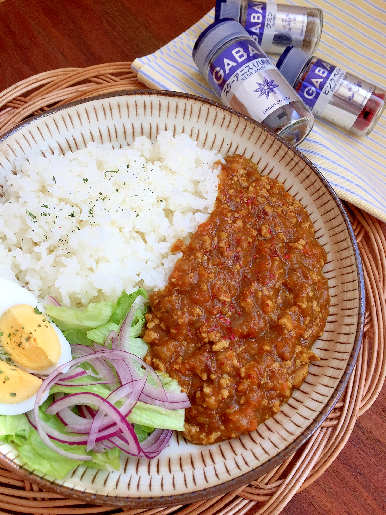 スパイス香る♪パパッと簡単ドライカレー