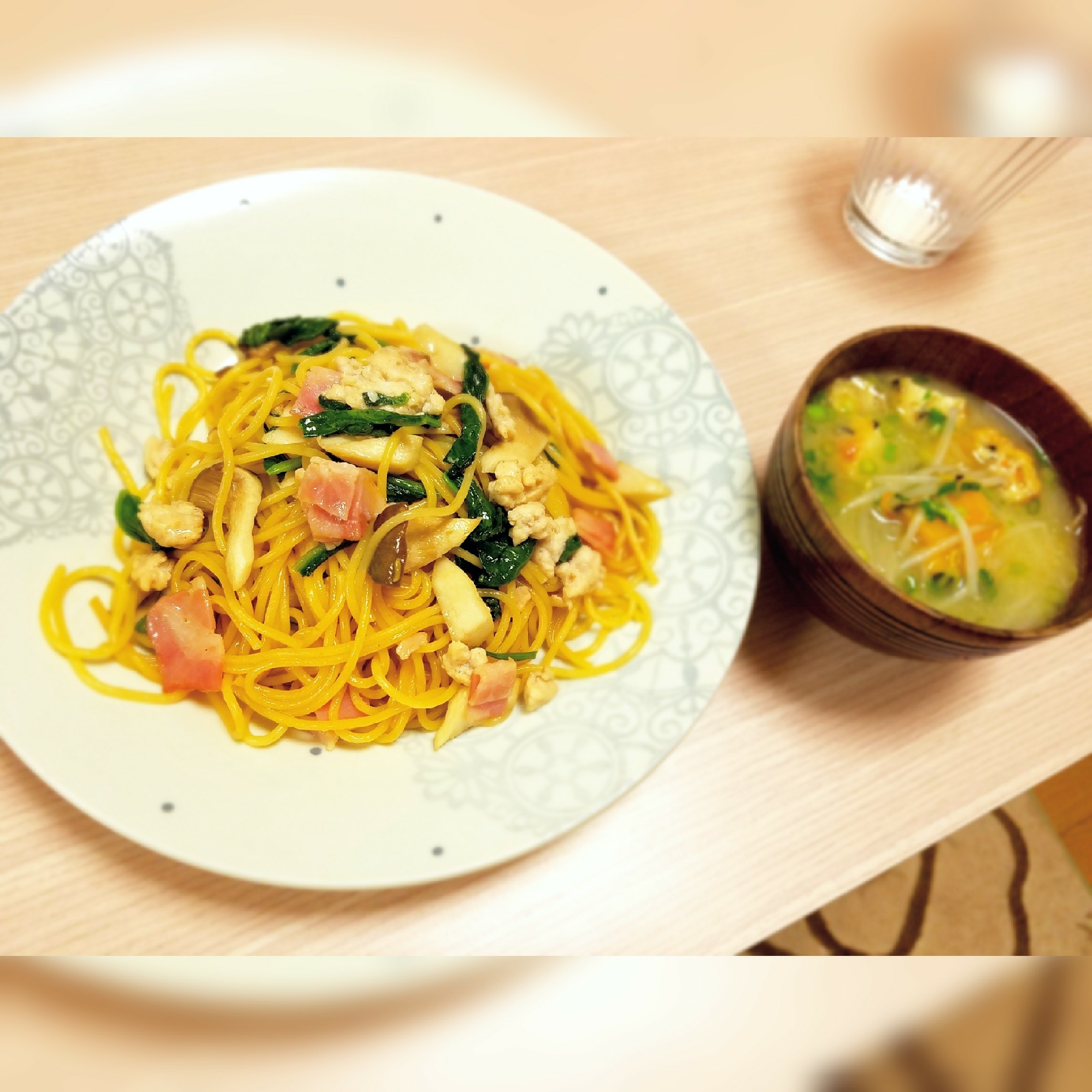 ★麺つゆで簡単和風パスタ★