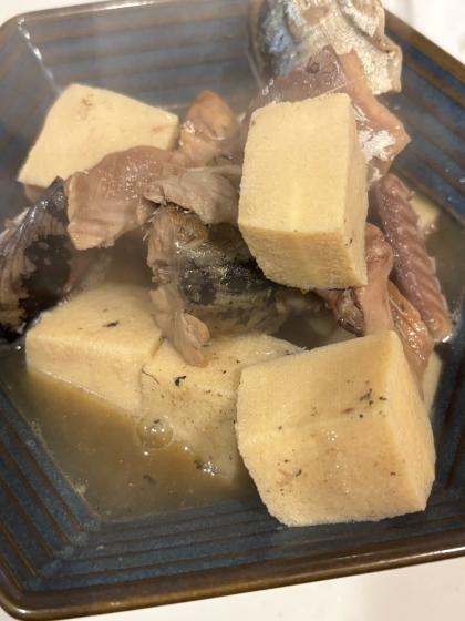 ＊高野豆腐とサバ缶の煮物＊