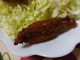 サラダチキンꕤカリッと甘辛焼き✧˖°